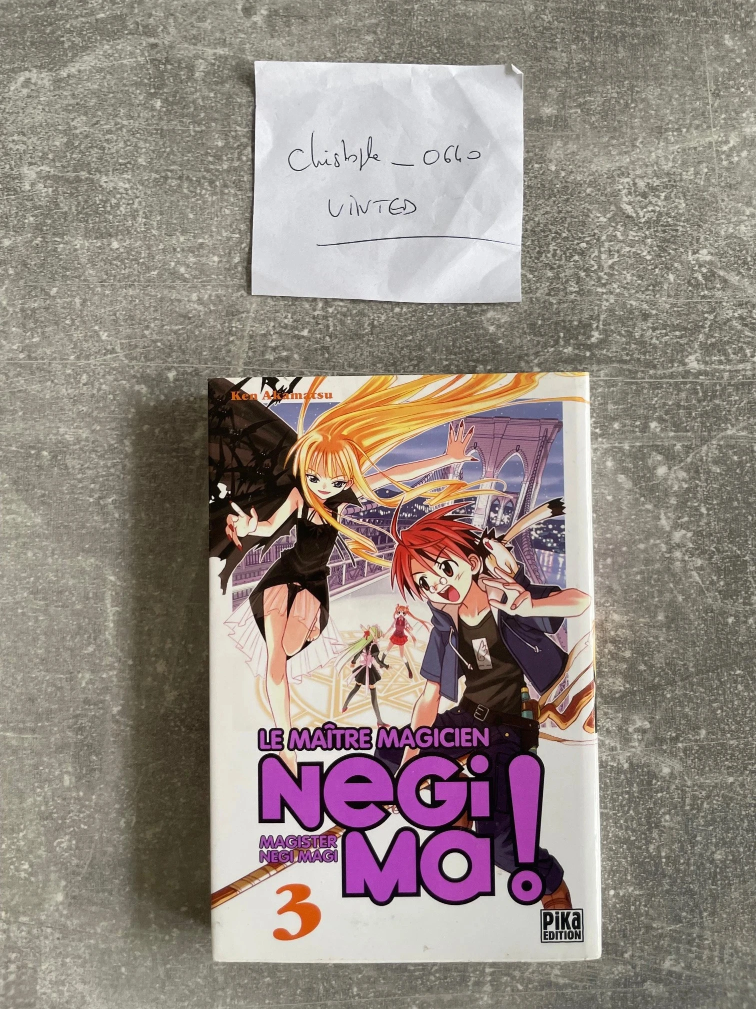 Manga Le maître magicien Negi ma / Negima ! tome 3 version française.